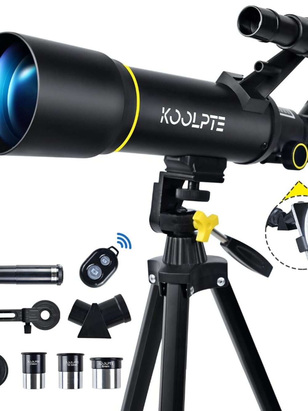 NEW Koolpte Telescope for Kids 70mm / 400mm Travel and beginners to view the AZ